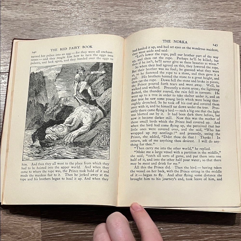 Vintage Red Fairy Book by Andrew Lang 1929 Crown Edition - Picture 4 of 13